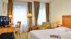 You will stay in beautiful and stylish rooms, where free coffee and tea are available during your stay.