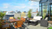 When the weather is right, it's a great idea to enjoy refreshments on the hotel's rooftop terrace