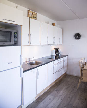 Sie wohnen in hellen Wohnungen mit Küche, Sie haben also die Möglichkeit selbst zu kochen