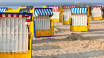 The hotel is a short distance from some of northern Germany's fine sandy beaches with traditional beach baskets.