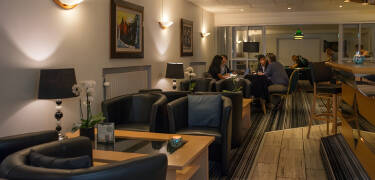 Have dinner at the hotel and spend a pleasant evening in the hotel bar and lounge area