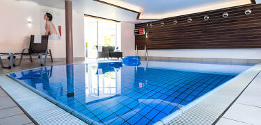 The hotel has a wellness area that is at your free disposal. Here you will find a sauna and swimming pool.