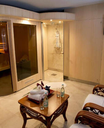 Relax in the hotel's lovely sauna area and enjoy free access to the nearby gym.
