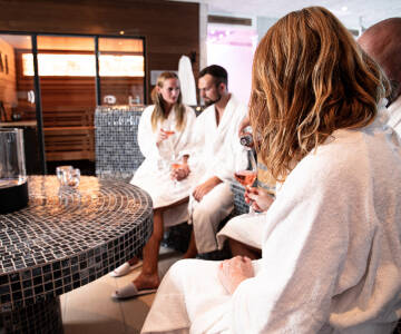 Hotel Faaborg Fjords spa og wellness er en sand fryd for sjælen. Nyd muligheden for saunagus, velvære og forfriskninger i den skønne spa.