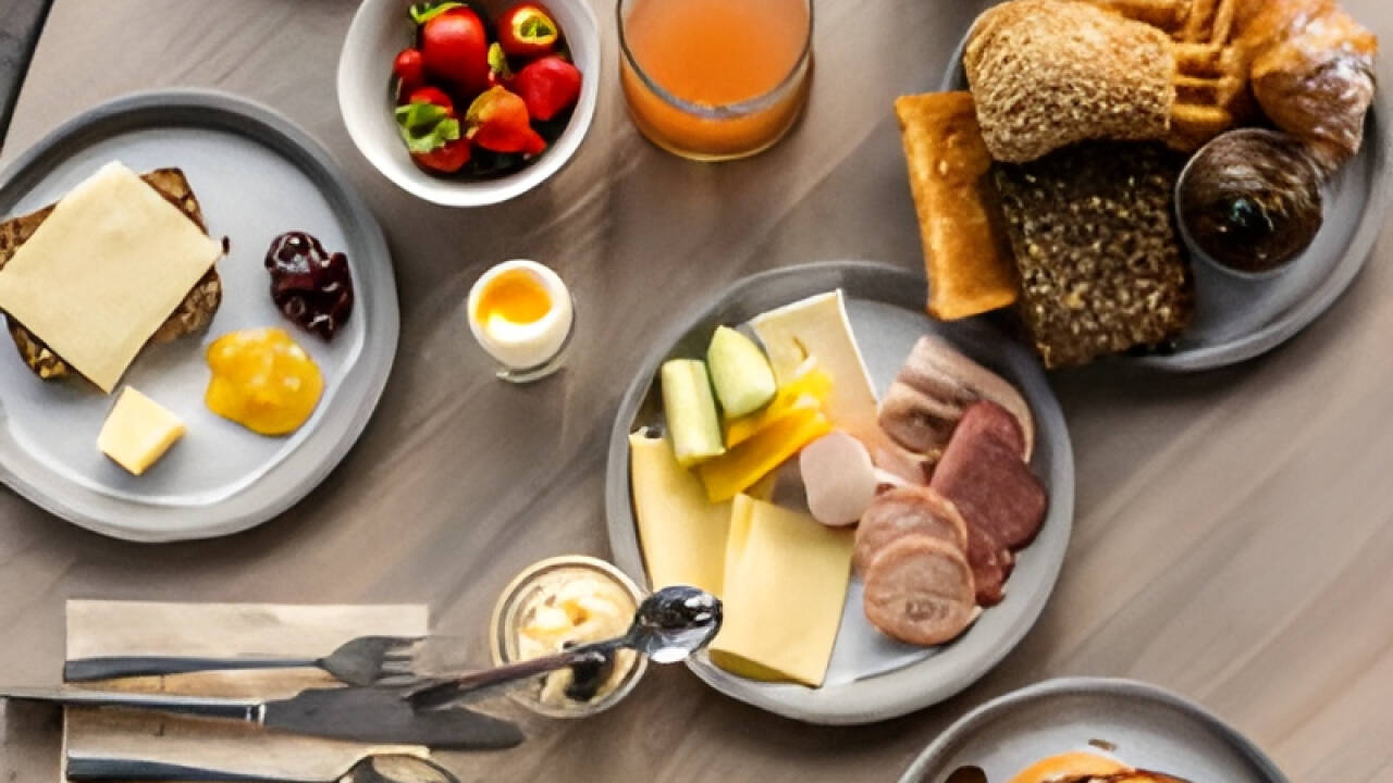 Scandic er kendt for en morgenmad af høj kvalitet. Frisk brød, rundstykker og masser af grønt og frugt.