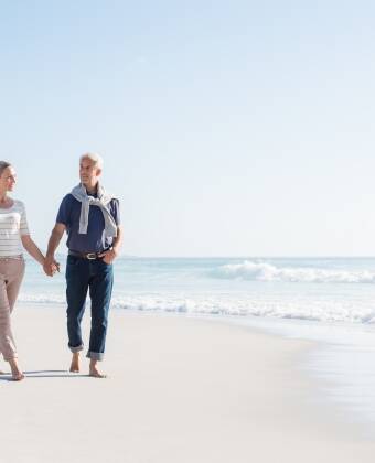 Hotel Juelsminde Strand ligger ikke langt fra den skønne og indbydende strand.