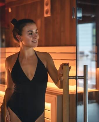 Your stay also includes one visit in the sauna, pool and gym of Radisson Blu Mountain Resort.