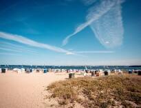 Spend some lovely days on the white sandy beaches of the Baltic Sea coast, with plenty of delicious bathing water and fresh healthy sea air.
