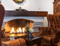 In the hotel's cosy fireplace lounge, you can read a good book or just relax and enjoy each other's company.