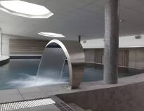The hotel has a traditional sauna, a steam sauna and a salt room where you can inhale the revitalising effects of salt.