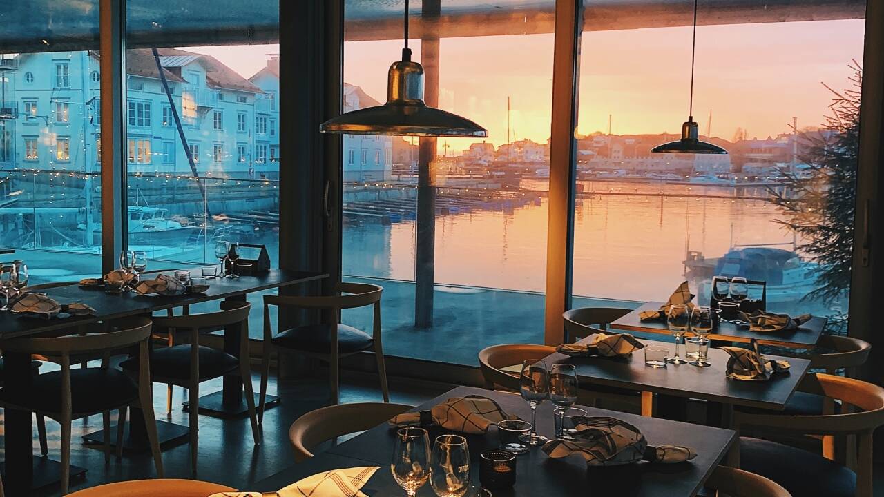 I hotellets restaurant, Ottos køkken, er det Bohuslän-smagene, der dominerer. Der er selvfølgelig skaldyr på menuen.