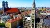 München är Bayerns huvudstad och här hittar ni historiska omgivningar och många imponerande byggnader.