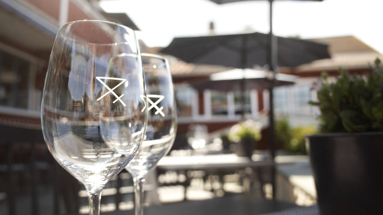 Have a drink on the terrace in summer.