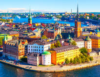 Erleben Sie Stockholm mit der ganzen Familie in Ihrem eigenen Tempo, und entspannen Sie in den grünen Bereichen, die in der Stadt liegen.