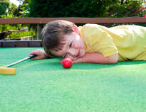 Around the hotel there are several opportunities to play mini golf, bowling and tennis