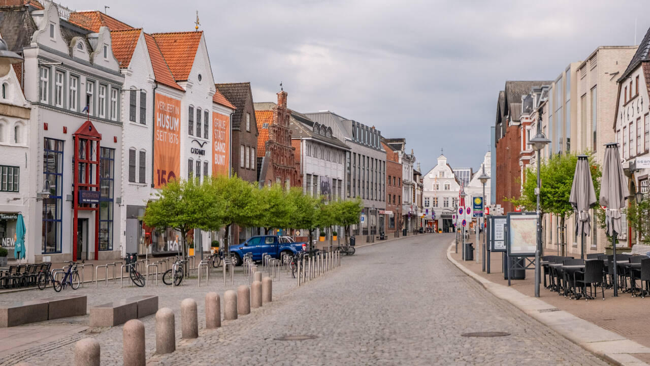 Husum is a charming town, also known as the Grey Town, but it certainly has its bright spots.
