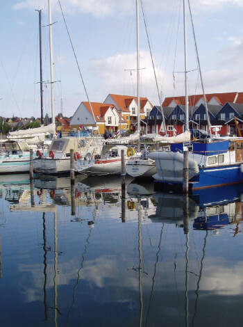 Just outside the hotel is Hundested harbour, with fish shops and its own brewery.