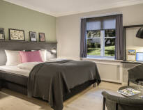 Die modernen, hellen und eleganten Zimmer bilden den Rahmen für einen schönen Aufenthalt.