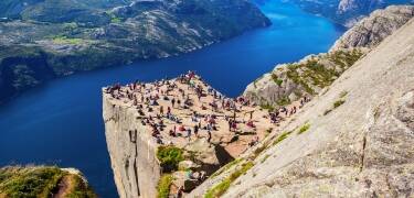 The famous Preikestolen viewpoint is well-worth a trip.