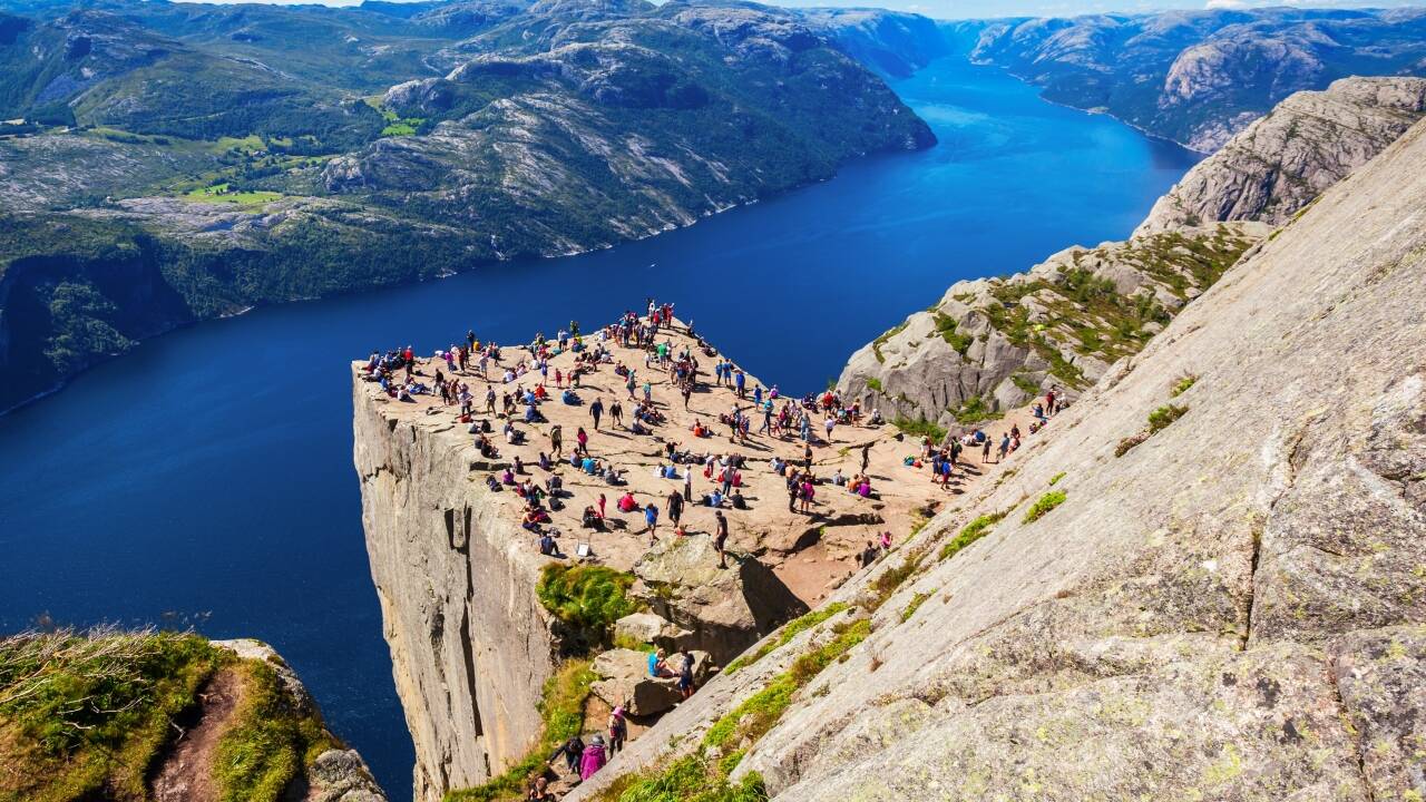 The famous Preikestolen viewpoint is well-worth a trip.