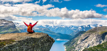 Embark on breathtaking hikes to popular destinations: Preikestolen, Kjerag, and Trollpikken.