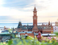The hotel's central location makes it easy to explore Helsingborg's many shops, restaurants and attractions.