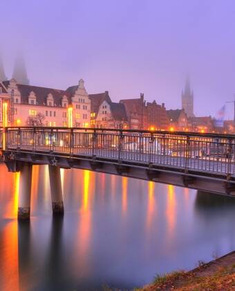 Tag på opdagelse i hansestaden Lübeck og oplev den gamle bydel, som er på UNESCO's liste over verdens kulturarv.