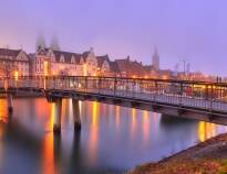 Upptäck hansastaden Lübeck och upplev den gamla stadsdelen som finns med på UNESCOs världsarvslista.