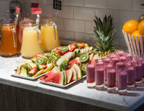 After a good night's sleep, start the day with a delicious buffet breakfast.