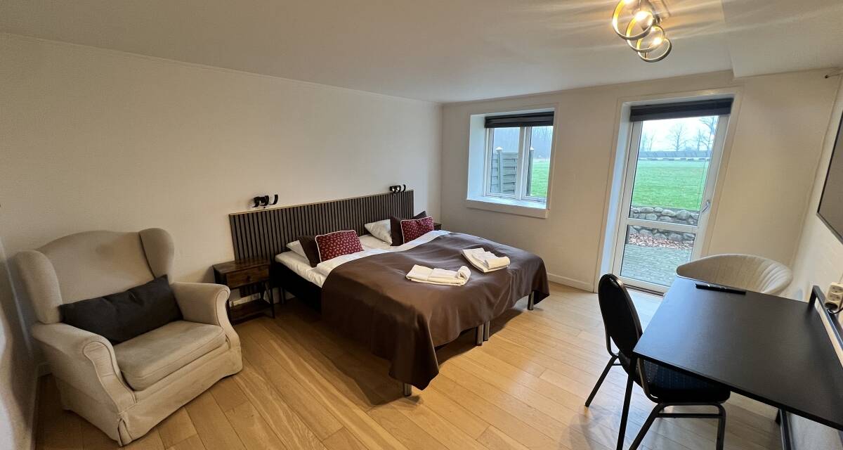 Deluxe værelse med terrasse