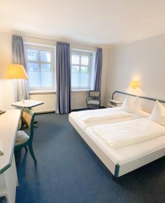 Get a good night's sleep in the lovely beds and be ready for breakfast before exploring.