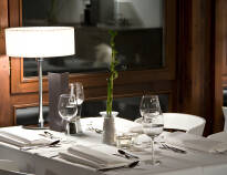 After a long day in the beautiful Harz countryside, relax with dinner in the hotel restaurant