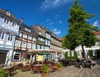 UNESCO-staden Goslar är en charmig stad med många kyrkor, korsvirkeshus och kullerstensbelagda gator.