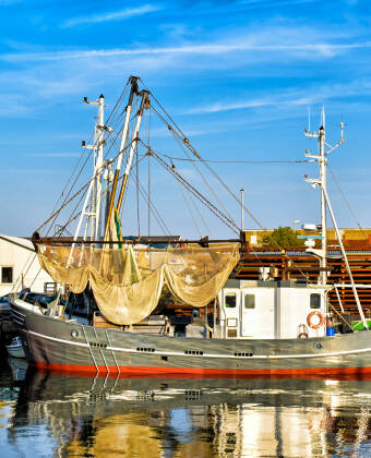 Visit Büsum, formerly an island but now part of the mainland due to land reclamation.