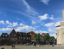 Visit the market in the small port town of Husum, not far from Friedrichstadt.