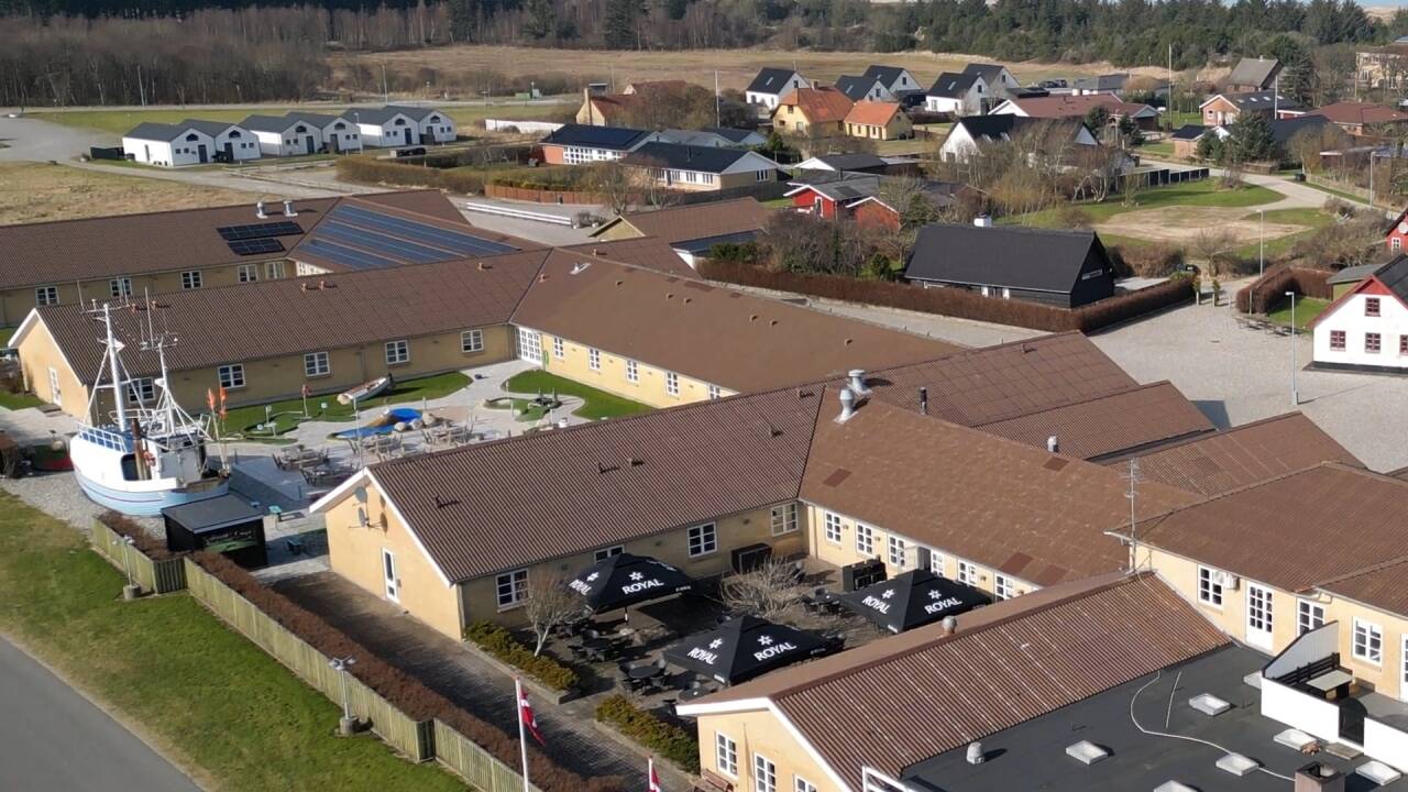 Rønnes Hotel Slettestrand ligger fantastiskt beläget nära både strand och vatten på västra Nordjylland