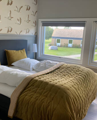 An example of one of the hotel's rooms, all with private bathroom.