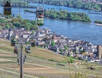 Eines der Highlights bei jedem Aufenthalt in Rüdesheim ist eine Fahrt mit der Seilbahn zum Niederwalddenkmal.