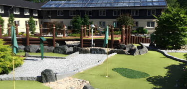 During your stay you can try out the inn's very own fun 18-hole mini golf course.