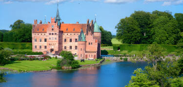 Exciting exhibitions and history at Egeskov Castle.