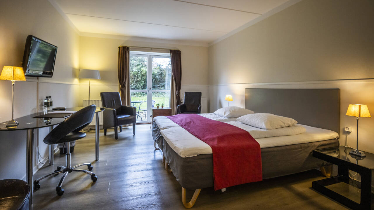 Rooms are spacious, providing ample space for relaxation.