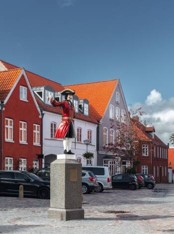 Tønder är en trevlig stad med vacker arkitektur som bär spår av stadens dåvarande tyska styre.