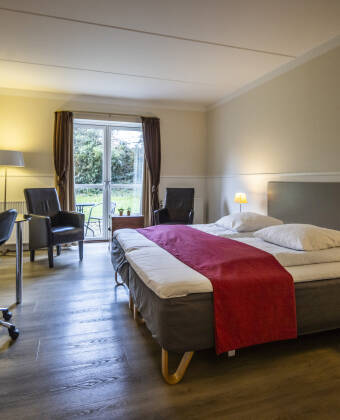 Hotellets rom er romslige, komfortable og innbydende