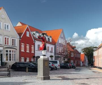 Das bezaubernde Zentrum von Tønder ist nur einen kurzen Fußweg entfernt.