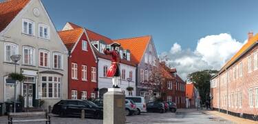 Das bezaubernde Zentrum von Tønder ist nur einen kurzen Fußweg entfernt.