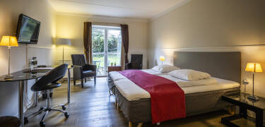 Hotellets rom er romslige, komfortable og innbydende