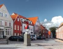 Das bezaubernde Zentrum von Tønder ist nur einen kurzen Fußweg entfernt.