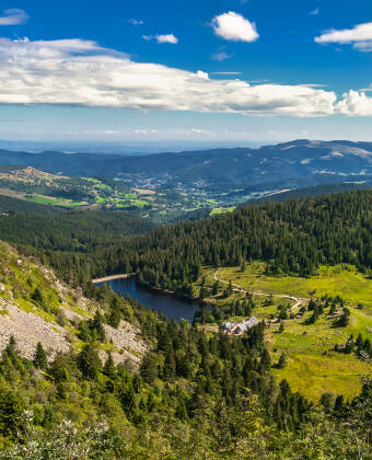Nyd omgivelserne i Vosges naturpark, som giver jer ideelle muligheder for vandre- og cykelture.