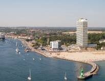 Das Maritim Strandhotel Travemünde liegt direkt an der Ostseeküste und ist nur wenige Schritte vom Strand entfernt
