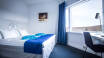 Die einladenden Zimmer sind alle hell und einfach eingerichtet und bilden einen komfortablen Rahmen für Ihren Aufenthalt in Jönköping.